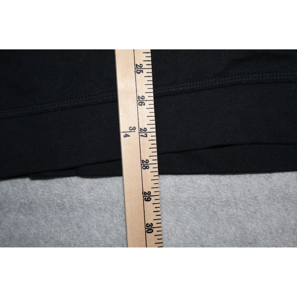 Nike YOGA Crewneck Sweatshirt Mens Large Black Long Sleeve Pullover Swoosh